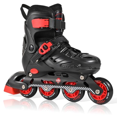 DUZSKJ Pattini in linea per Bambini Bambina Regolabili per Ragazzi e Ragazze, ragazze ragazzi bambini pattini in linea per giocare all'aperto