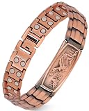 Jeracol kupferarmband Herren, 99% Reines kupfer Magnetarmband