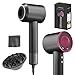 AIUNAOM Phon Capelli Professionale Ionico – Asciugacapelli Leggero e Silenzioso con Motore Brushless 150.000 RPM, 4 Temperature, 3 Velocità, Diffusore per Capelli Ricci, Accessori Magnetici