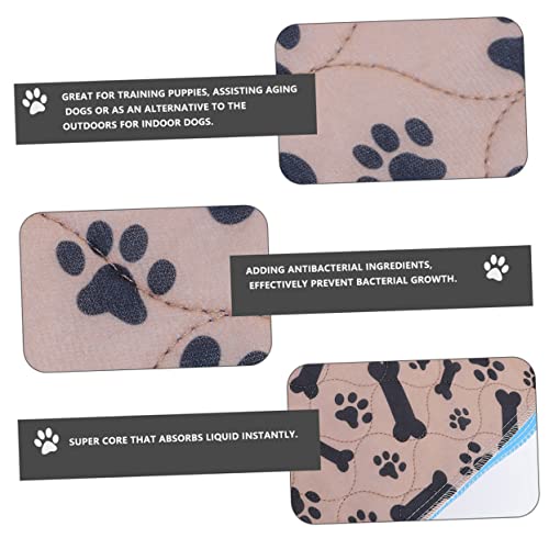 Tapis lavable pour chien avec base anti-dérapante efficace contre l'humidité