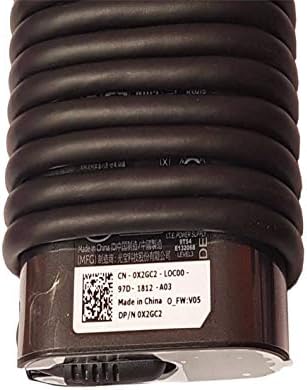Genuine Dell 4RYWW Latitude 3390 5175 5179 5285 5289 7212 7275 7285 7289 7389 7390, XPS 12 9250, XPS 13 9365, 9370, Chromebook 5190 USB-C 45W AC Power Adapter Charger 492-BBUS LA45NM150 HDCY5 4RYWW