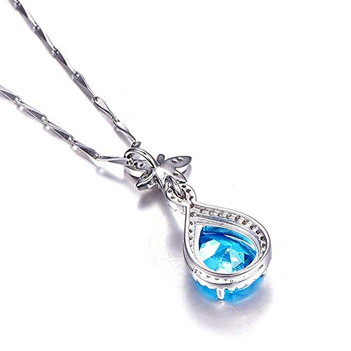 Collier pendentif topaze naturel, le cadeau bijoux papillon idéal - 2