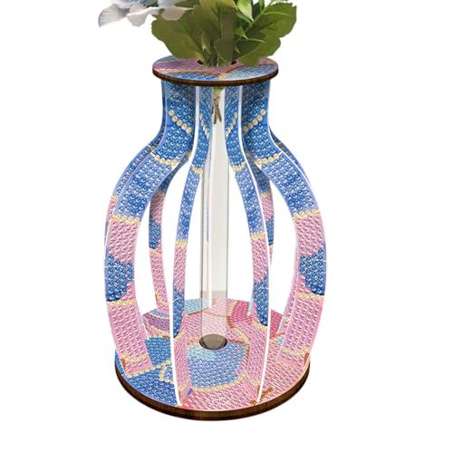 Strass målningskit | Konstmålning hantverk ädelsten vas | handgjord skrivbordsprydnad för män tonåringar nybörjare barn mamma flickvän