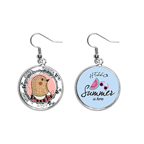 Pendientes de sandía y hojas ideales para tus looks de verano