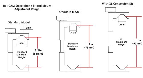 Reticam Smartphone Tripod Mount - Metal Universal Smart Phone Tripod Adapter Including Both Standard And Xl Mounting Kits #TOP5