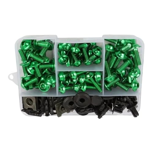 �I�[�g�o�C�p�l�W For VFR1200FD ABS For DCT 2010 2012-2013 For VFR750R RC30 1990 �I�[�g�o�C�t�����g�K���X�l�W�t�@�X�i�[�Œ�{���g(Green)