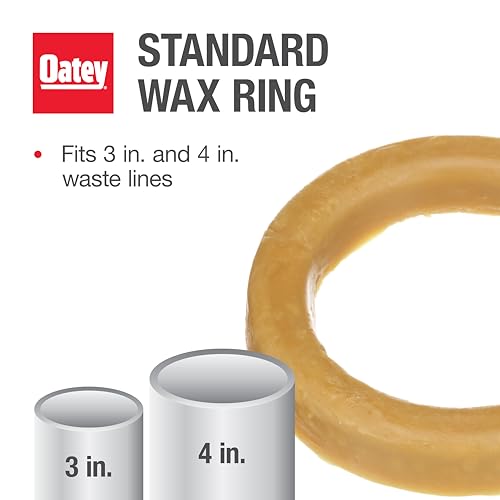 Oatey 31190 Heavy Duty Wax Bowl Ring, 3\" or 4\" waste lines