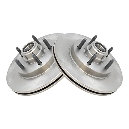 Front Brake Rotor Pair Set of 2 for F150 Pickup Truck 2WD 2x4 Blackwood