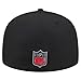 New Era Men's Black New England Patriots Color Pop 59FIFTY Fitted Hat