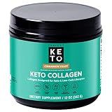 Perfect Keto Collagen Protein Powder with MCT Oil - Grassfed, GF, Multi Supplement, Best for Ketogen