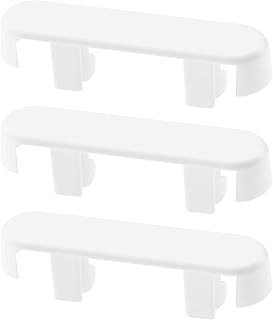 The Lord of the Tools 20PCS Window Drainage Cover Caps Replacement Weep Hole Covers Plastic for UPVC Windows Accessories 39.5 x 10 x 6.5mm White