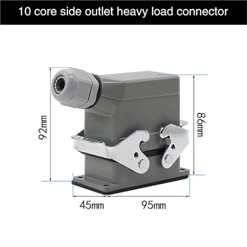 Conector industrial pesado HDC-HE-10 500V 16A miniatura 2