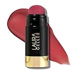 LAURA GELLER NEW YORK Serum Blush Tint, Lightweight Liquid Blush for Cheeks, Weightless Watercolor Sheer Finish, Blushing Berry