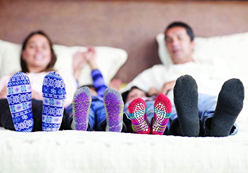 Acorn Unisex Adult Versafit, Breathable And Moisture Wicking, Mid-Calf Fleece Slipper Socks, Icelandic Blue, Medium Us #TOP3