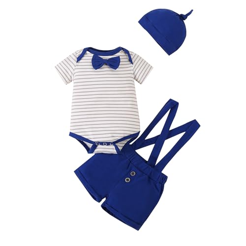 Image of VINUOKER Baby Boy Outfits Baby Boy Summer Clothes Infant Boy Suspender Outfit Sets