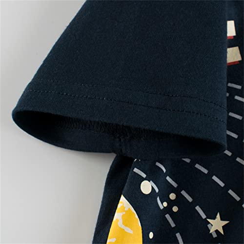 sfdgfhyf Toddler Kids Baby Boys Girls Letter Print Short Sleeve Crewneck T Shirts Tops Tee Clothes for Children3