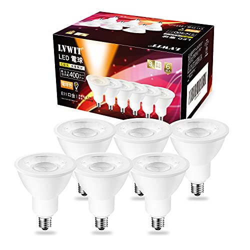 LVWIT LED X|bgCg LEDd E11 5.5W(35W`) 400LM dF 3000K W^Cv38° nQd`  PSE Ή 6