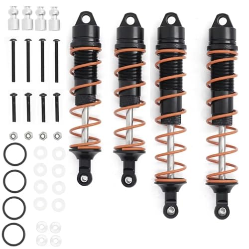 Compatible With ARRMA For Kraton 1/8 RC �J�[�A�b�v�O���[�h�p�[�c 4 �� 110mm 135mm ���^���I�C���V���b�N�A�u�\�[�o�[�_���p�[�ƌ݊������� �p�[�c RC�J�[(Black)