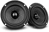 Parlante de rango completo DS18 ZXI-354 de 3.5" para auto con cono de Kevlar, 120 Watts, 4 Ohm (2 parlantes), negro 2