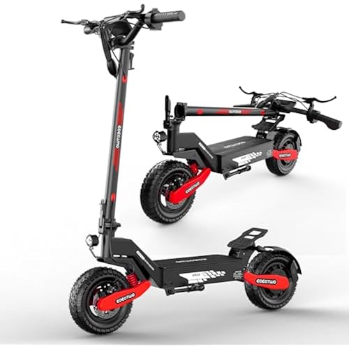 Adults Electric Scooter,Fast Electric Scooter, 25-45Miles, Off-Road eScooter w/Larger LED Display, 1200W/2400W, 30MPH, Foldable Motorized e-Scooter 11" Off Road Tire