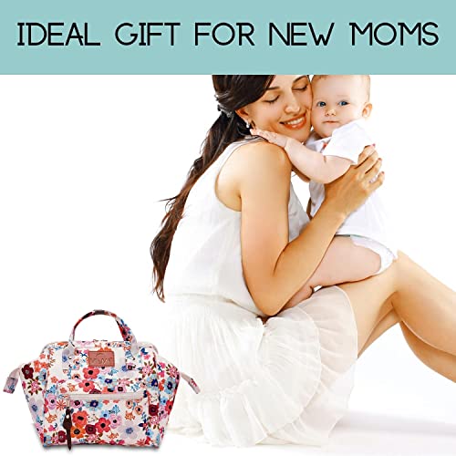 VISMIINTREND Mini Diaper Bag for Baby | Small Nappy Bags for Mother | Maternity Travel Handbag | Hospital Bags for Mom | Baby Shower Gift for Mom | Gifts for New Born Baby Boy Girl