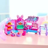 Minnie Disney Junior Mouse Bows-A-Glow luksusowy samochód kempingowy, 13-częściowy zestaw figurek i zabawek, zabawka dla dzieci od 3 lat, Amazon Exclusive od Just Play