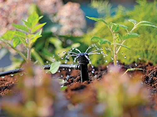 Hozelock - Aspersor sobre pico fin de línea de caudal regulable, 12 unidades