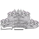 Bloc de jonction traversant à 2 étages WAGO 2002-2409 5.20 mm ressort de traction Affectation: N bleu 1 pc(s)