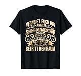 Kranführer Verneigt Euch Kranfahrer Kran Spruch Kranführer T-Shirt