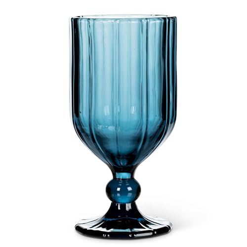 Abbott Collection Panel Goblet - Blue