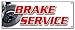 BRAKE SERVICE BANNER SIGN car auto repair disc disk a/c ac free check