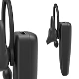 Hama MyVoice Essential słuchawka mono Bluetooth (ultralekka 9 g, multipoint – 2 urządzenia, obsługa Siri/Google Assistant, ergonomiczny zaczep, 3 rozmiary nauszników, czarna)
