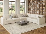 EASE MOOSE Beige Faux Leather Modular