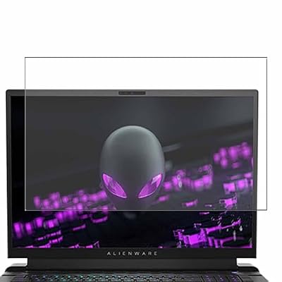 Puccy Tempered Glass Screen Protector Film, compatible with Dell ALIENWARE m18 R2 18" Laptop (Active Area Cover Only) Protective Protectors Guard