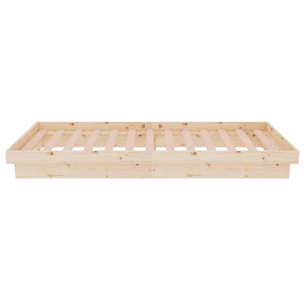 Lite drewno sosnowe rustykalny urok 75x190 cm Brąz