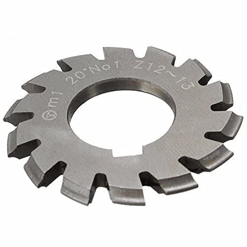 EsportsMJJ Módulo 1 Pa20 Alesaje 22M M #1-8 Cortador Espiral De La Fresadora del Engranaje del Hss 1