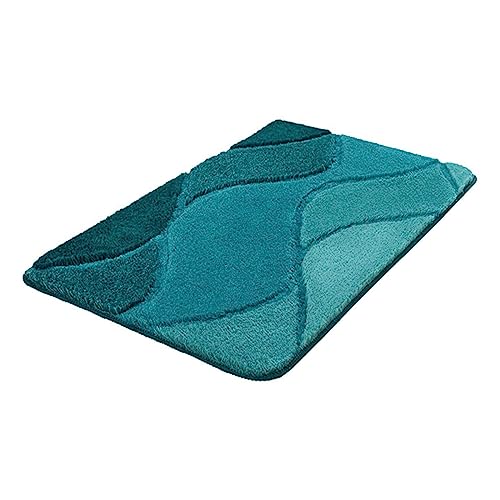 Kleine Wolke Badteppich Fiona Petrol 70 x 120 cm