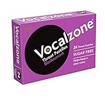 Vocalzone Throat Pastilles Blackcurrant Sugar Free 24 - for Sore Throats and Hoarseness When Overusing Your Voice. Produced and Sold in the United Kingdom Since 1912.