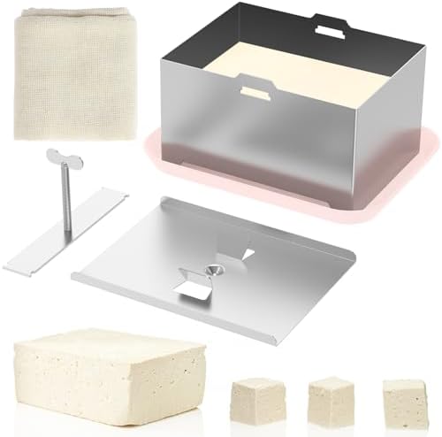 Kit de prensa de tofu de grado alimenticio de acero inoxidable pa...