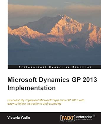 Microsoft Dynamics GP 2013 Implementation 2nd ed. Edition book cover