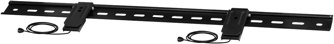 ARCTIC TV Basic L - Ultra Slim Fixed Wall Mount Bracket for 42"-80" LED, LCD, Plasma TV fits, Monitor Arm up to 45 kg (99 lbs) Weight, Secure Hold - Black