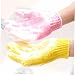 Frcolor 4 pares de ducha Exfoliante baño guantes Nylon ducha guantes Scrub...