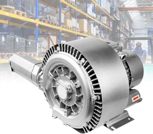 Aluminum Electric Regenerative Air Pump for Aquarium Oxygenation, Industrial Ventilation, High-Pressure Dual Stage Equipment (700w/220v)