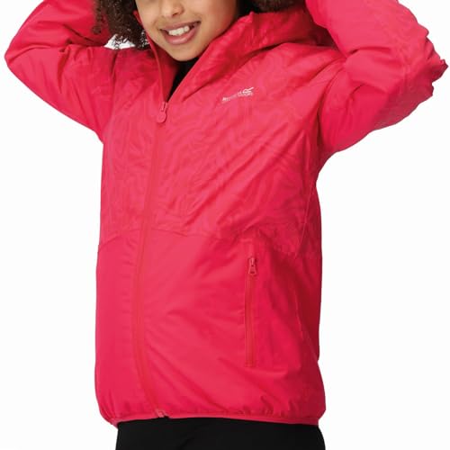 Childrens/Kids Volcanics VII Reflective Waterproof Jacket (15-16 Years) (Pink Potion)4