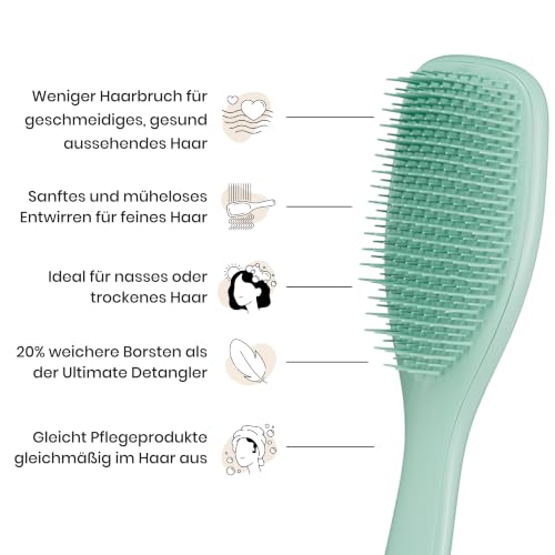 Tangle Teezer Ultimate Detangler Haarbürste für Coloriertes, Feines & Dünnes Haar – Sanfte Zweistufige Borsten Reduzieren Haarbruch &… – Ansicht 5