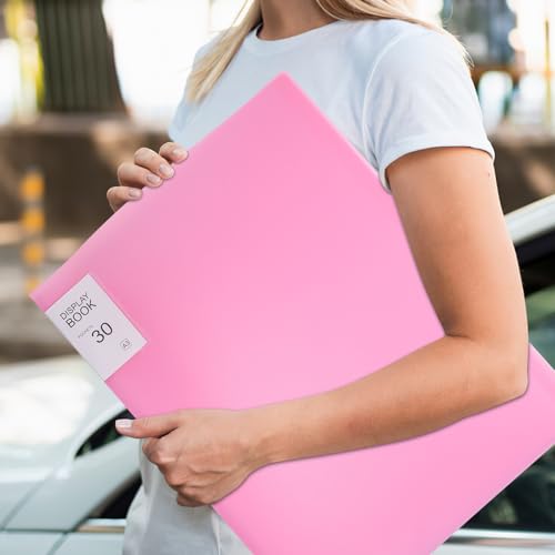 Carpeta de dibujo rosa CIMAXIC para proteger bocetos de esquinas rotas 6