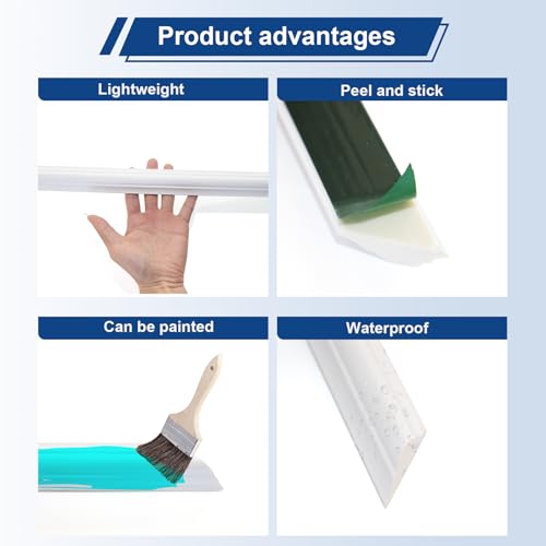 NeatiEase 2 Set Peel and Stick Wall Molding Trim Kit, Premade Wainscoting Panels, Self Adhesive Moulding Panel for Interior Walls Picture Frame(22"x36",22" 24") by NeatiEase - Image 3