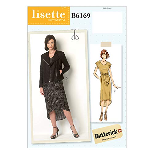 Butterick Patterns B6169E50 Misses' Jacket and Dress Sewing Template, E5 (14-16-18-20-22)