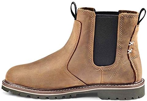 Kodiak Women's Bralorne Soft Toe Water-Resistant Chelsea Industrial Boot, Medium Brown, 8.5