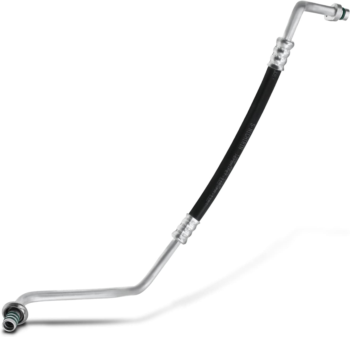 A-Premium A/C Discharge Line Hose Assembly Compatible with Infiniti QX70 2014, FX35 2009-2012, FX37 2013, 3.5L 3.7L, DOHC, Petrol, Compressor to Condenser